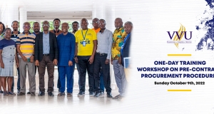 VVU Holds a One-Day Training Workshop on Pre-Contract Procurement Procedures